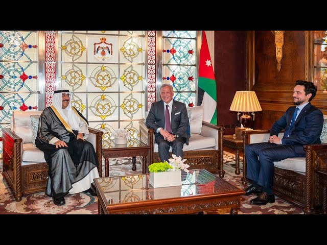⁣الزعيمان الأردني والكويتي يبحثان آخر تطورات الأوضاع في الشرق الأوسط