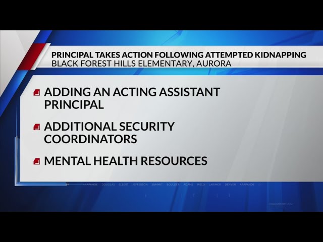 Aurora principal takes action after attempted kidnapping