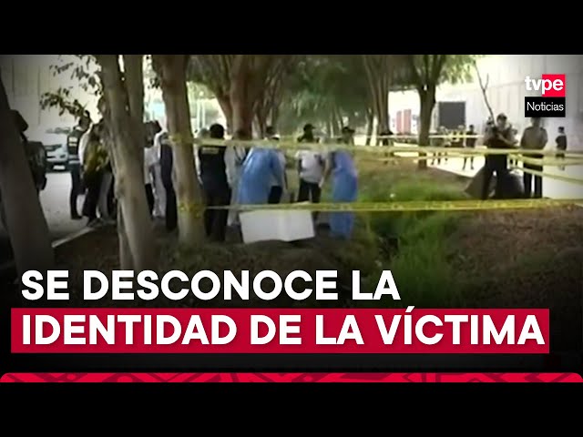 ⁣Santa Anita: hallan cuerpo de mujer dentro de una caja en canal de regadío