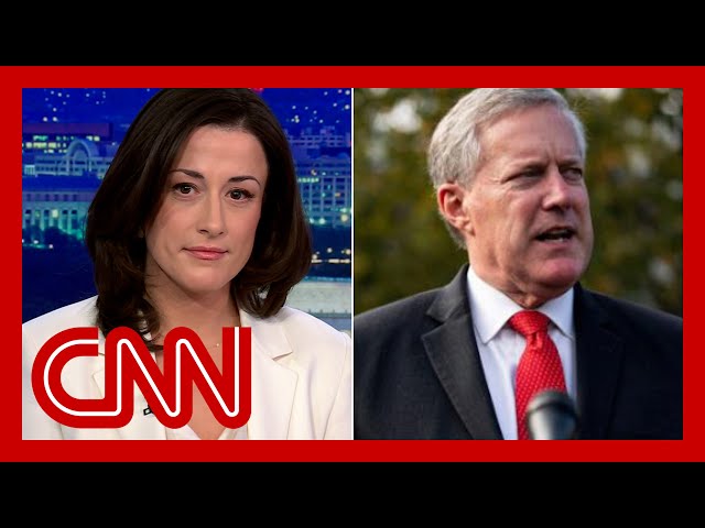 ⁣Cassidy Hutchinson weighs in on new charges against former boss Mark Meadows