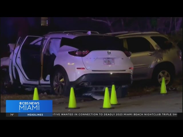 ⁣Unlicensed teen driver involved in Hialeah crash that killed 2 women, critically injured another