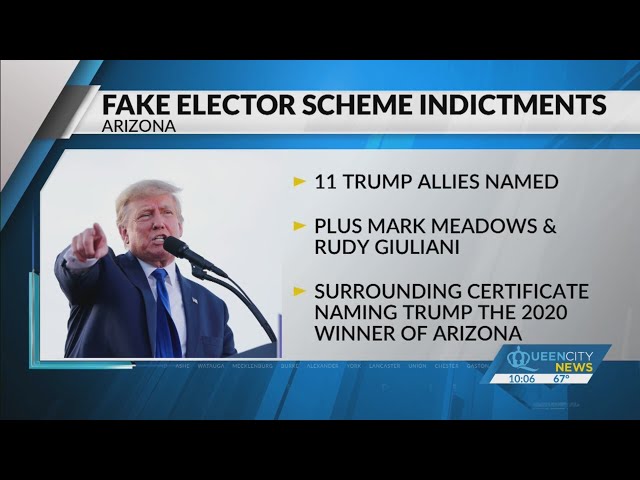 11 Trump allies indicted for 'fake elector scheme'