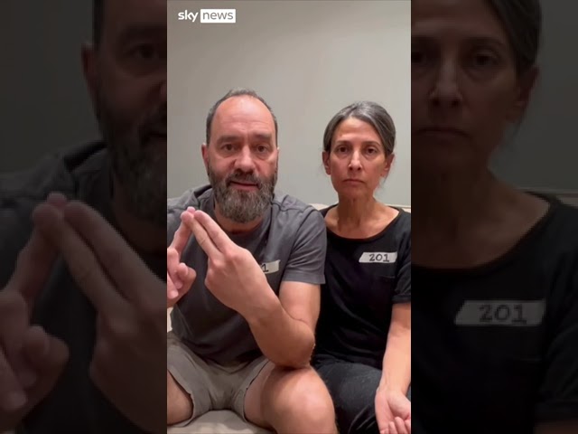 ⁣Hostage's parents plead for his release