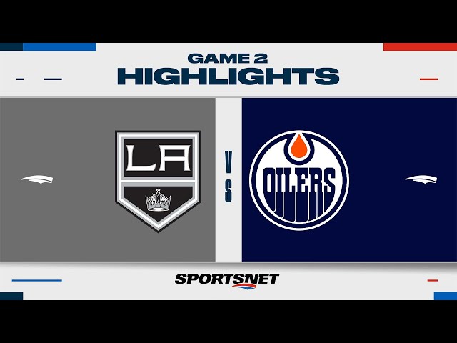 ⁣NHL Game 2 Highlights | Kings vs. Oilers - April 24, 2024
