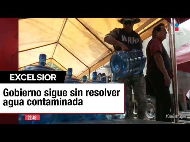 Gobierno CDMX sigue sin resolver agua contaminada