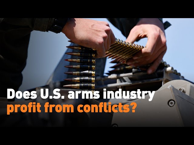 ⁣Does the U.S. arms industry profit from conflicts?