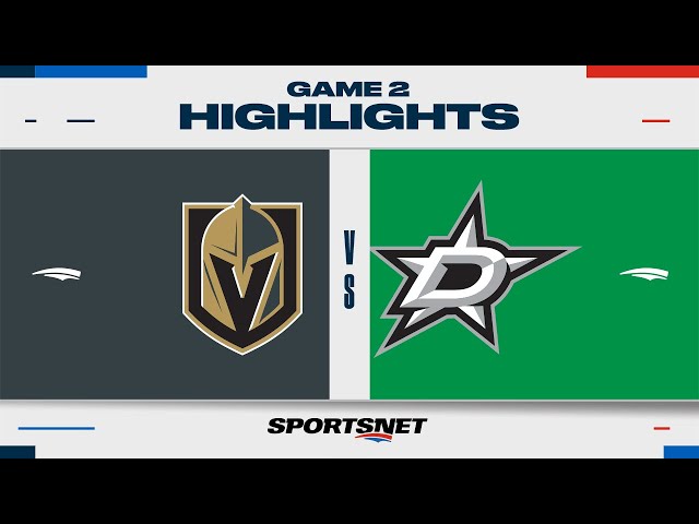 ⁣NHL Game 2 Highlights | Golden Knights vs. Stars - April 24, 2024