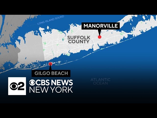 ⁣Investigators comb wooded area of Manorville in search related to Gilgo Beach murders