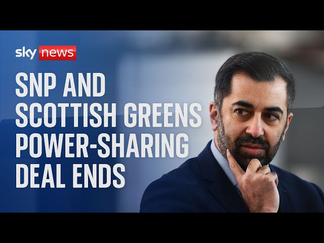 ⁣SNP and Scottish Greens power-sharing deal ends