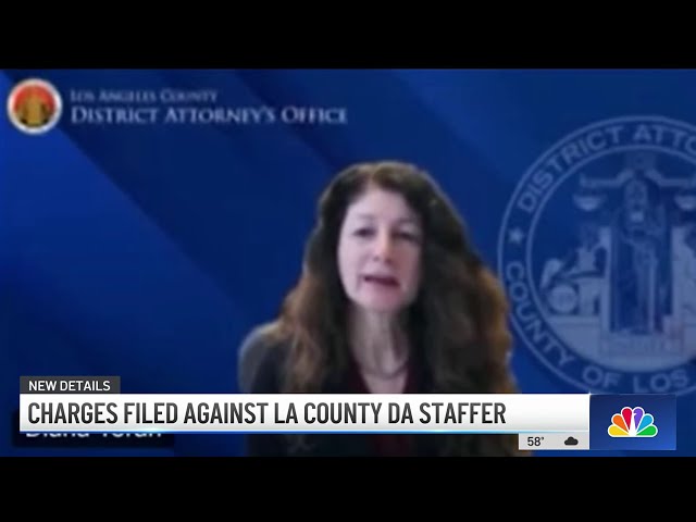 ⁣Charges filed against LA County DA staff member