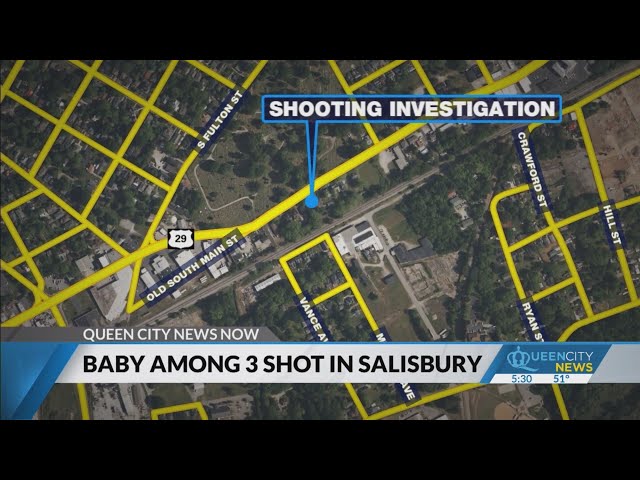 ⁣2 women, infant shot in Salisbury Wednesday night: SPD