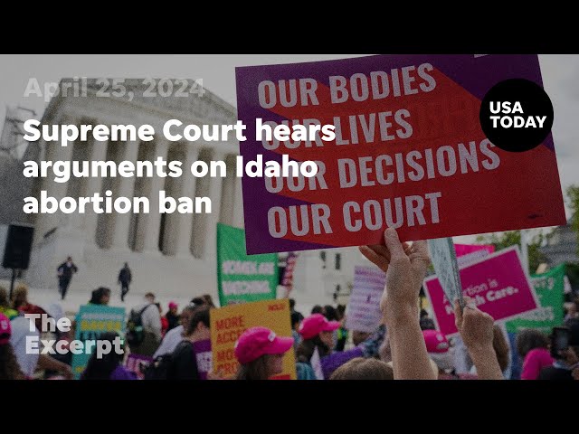 ⁣Supreme Court hears arguments on whether Idaho abortion ban conflicts with federal law