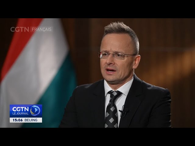 ⁣Le chef de la diplomatie hongroise rejette l'accusation de surcapacité des véhicules électrique