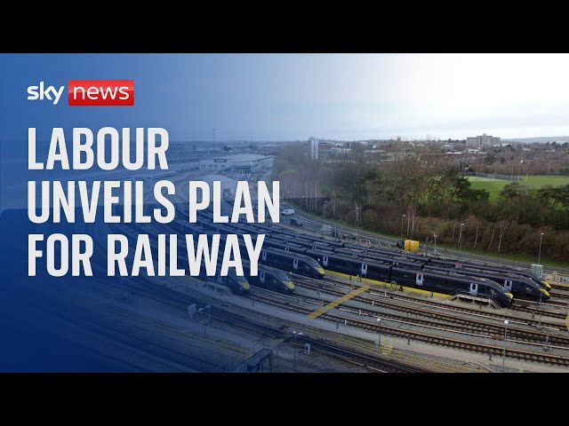 ⁣Shadow transport secretary Louise Haigh delivers speech on Labour’s plan for railways