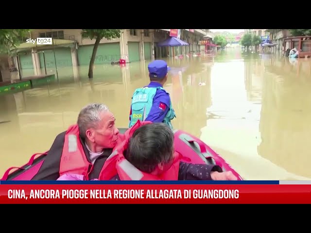 ⁣Cina, ancora piogge nella regione allagata di Guangdong