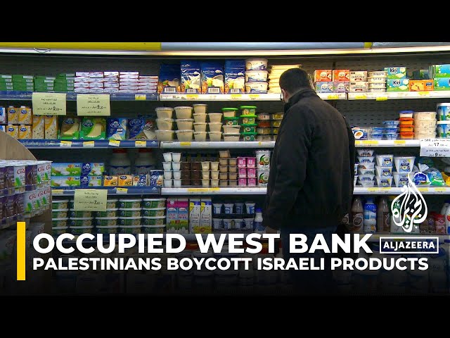 ⁣BDS movement: Palestinians in occupied West Bank boycott Israeli products