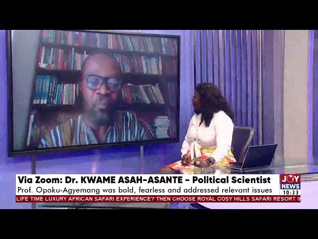⁣It is the duty of Ghanaians to assess NDC —Professor Kwame Asah – Asante