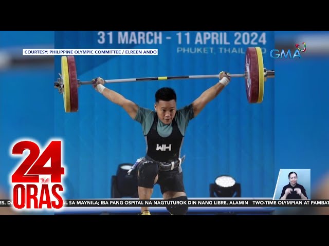 ⁣Filipino weightlifter at olympian na si Elreen Ando, balik-training na | 24 Oras