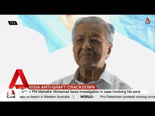 ⁣Former Malaysia PM Mahathir being investigated in anti-graft probe involving his sons