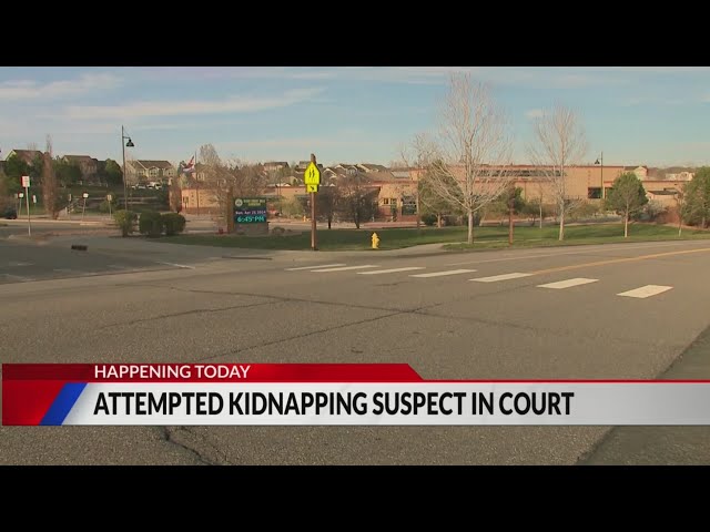 Attempted kidnapping suspect to appear in court