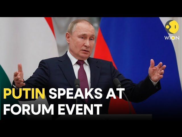 PUTIN LIVE: Putin speaks at Russian Union of Industrialists and Entrepreneurs' forum | WION LIV