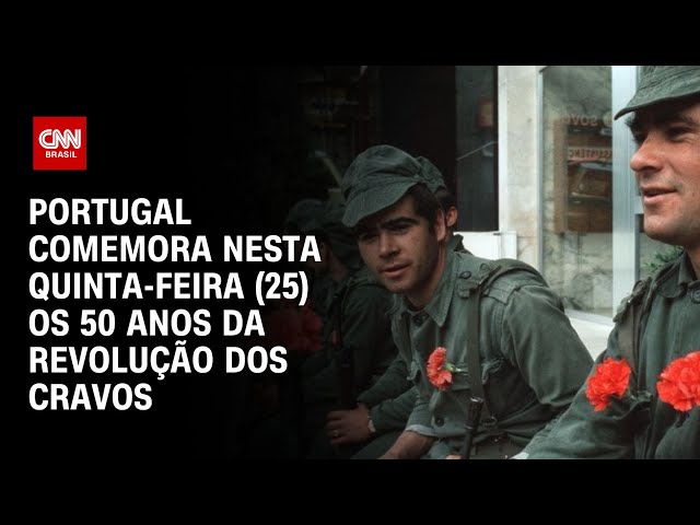 Portugal comemora nesta quinta-feira (25) os 50 anos da Revolução dos Cravos | CNN NOVO DIA