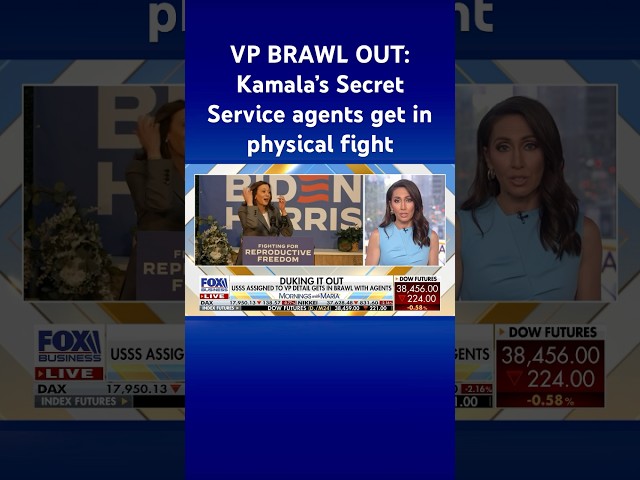 ⁣One of Kamala Harris’ Secret Service agents hospitalized after fighting with coworker #shorts