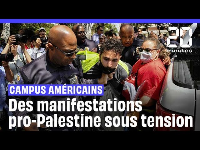 ⁣Etats-Unis : Des rassemblements pro-Palestiniens sous tension sur les campus américains