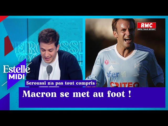 ⁣Vincent Seroussi : Macron se met au foot !