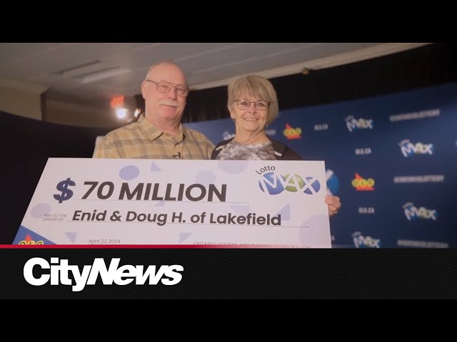 ⁣Meet the latest $70M Lotto Max winners from Lakefield, Ont.