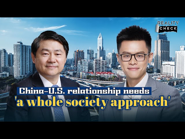 ⁣China-U.S. relationship needs 'a whole society approach'