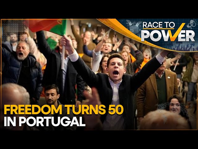 ⁣Portugal celebrates 50 years of democracy | Race To Power