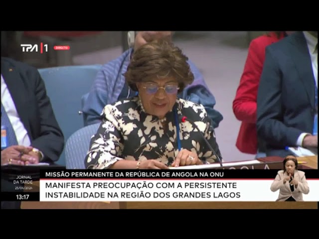 ⁣Missão permanente da República de Angola na ONU - Manifesta preocupação com a persistente ...