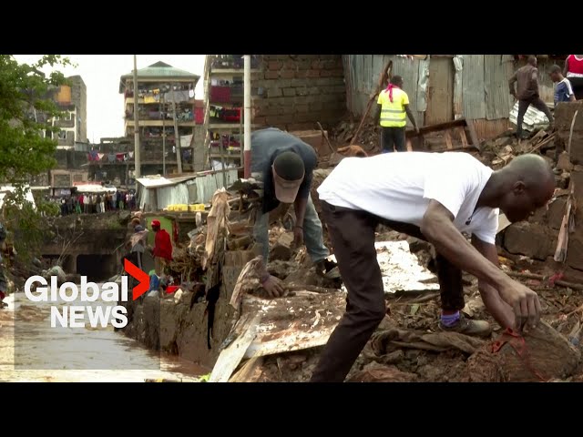 ⁣Nairobi floods leave trail of devastation, scores dead and missing