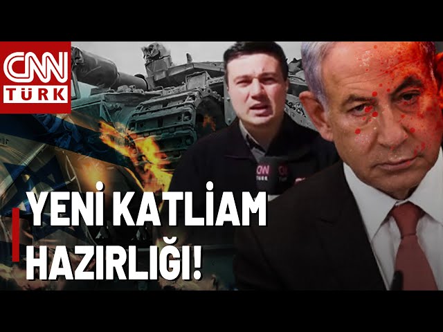 ÖZEL HABER | Refah Sınırına Askeri Araç Sevkiyatı! CNN Türk İsrail'in Askeri Sevkiyatını Görünt