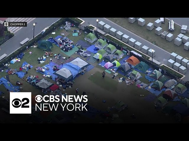 ⁣Columbia protests counting down to deadline to clear encampment