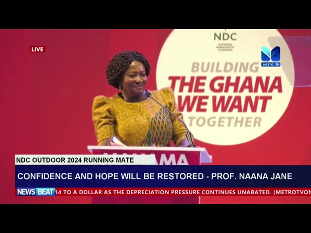 ⁣Confidence And Hope Will Be Restored--Prof. Naana Jane