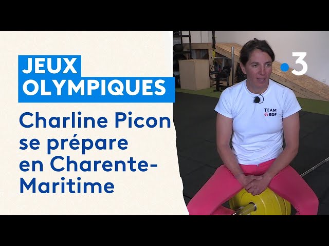 ⁣Jeux Olympiques : Charline Picon se prépare au centre de performance de Dompierre-sur-Mer