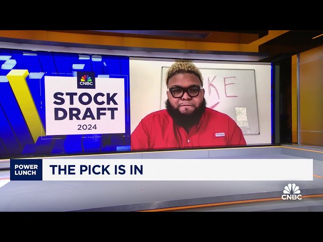 ⁣CNBC's 2024 Stock Draft: Comedian Druski chooses Nike for his first-round pick