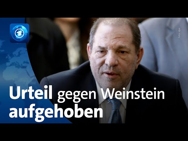 ⁣Urteil gegen Ex-Hollywood-Produzent Weinstein aufgehoben