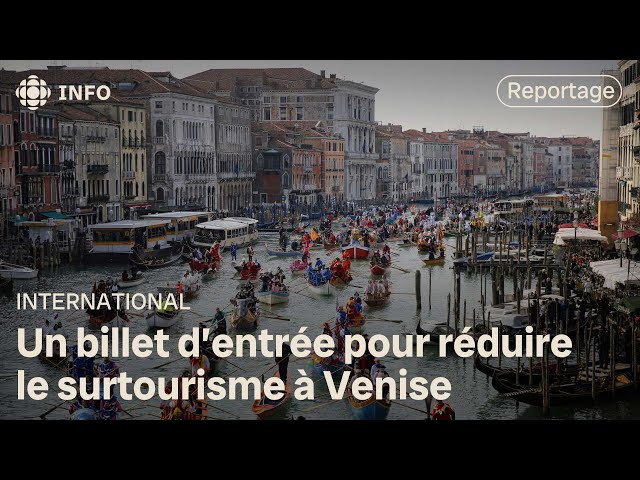 ⁣Tourisme : payer 5 euros pour entrer à Venise