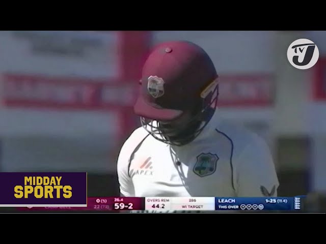 ⁣Jamaican. Cricketer John Campbell Get Reduction in Ban at CAS | TVJ Midday Sports News