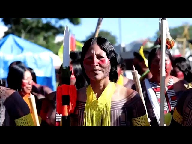 ⁣Brazil's indigenous groups rally congress, build community