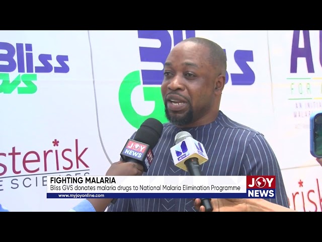 Fighting malaria: Bliss GVS donates malaria drugs to National Malaria Elimination Programme