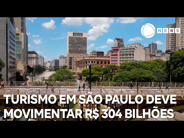 Turismo em São Paulo deve movimentar R$ 304 bilhões em 2024