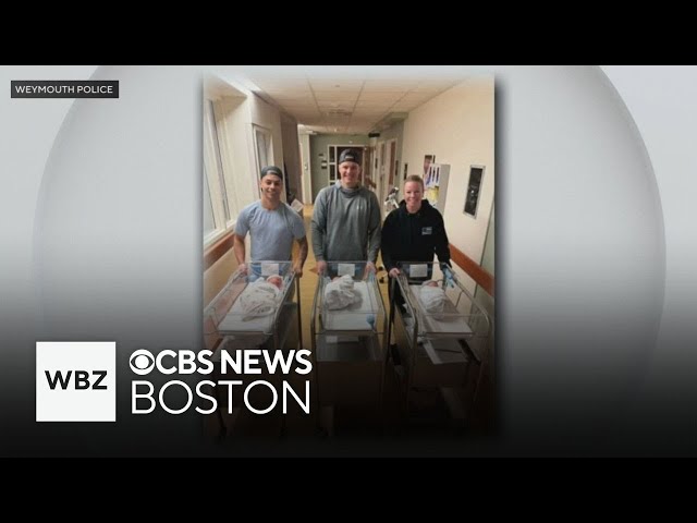 ⁣3 Weymouth officers welcome their babies at the same hospital on the same day