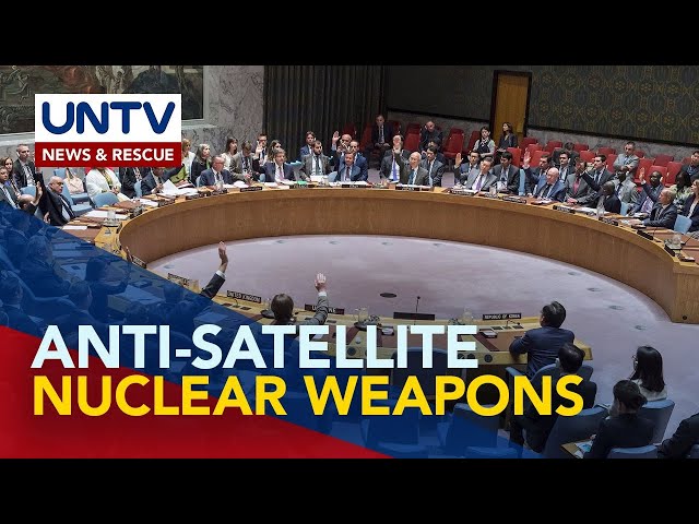 ⁣Russia at US, nagbangayan sa United Nations ukol sa paggamit ng nuclear weapons sa space
