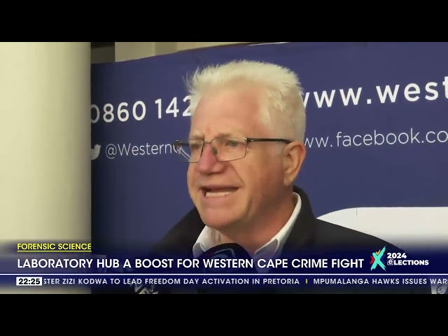 ⁣Laboratory hub a boost for Western Cape crime fight