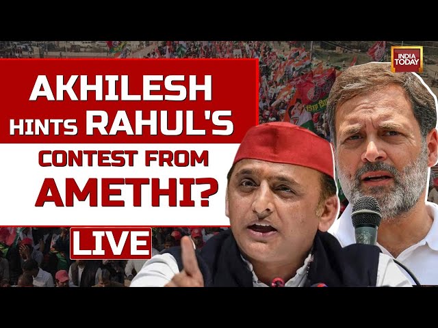 ⁣Lok Sabha Poll 2024 LIVE News | Rahul Gandhi May Fight From Amethi  | Smriti Irani Vs Rahul Gandhi