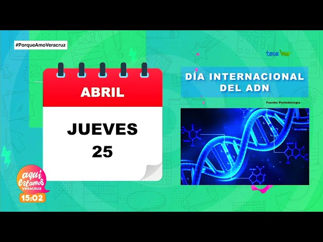 ⁣Día internacional del ADN.